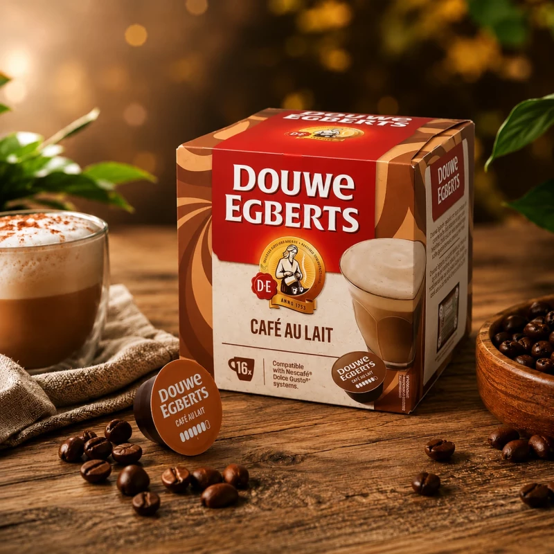 Douwe Egberts Café au Lait 16 Kapseln für Dolce Gusto Douwe Egberts Café au Lait 16 Kapseln für Dolce Gusto