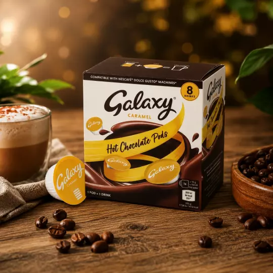 Galaxy Karamell Schokolade 8 Kapseln für Dolce Gusto