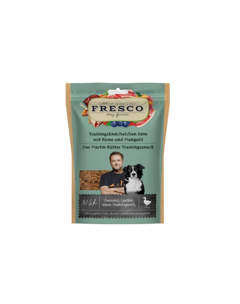 Martin Rütter Trainingsknöchelchen Ente mit Birne und Mangold 150g