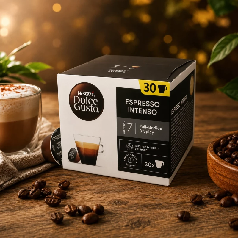 Nescafé Espresso Intenso 30 Kapseln für Nescafé Dolce Gusto Nescafé Espresso Intenso 30 Kapseln für Nescafé Dolce Gusto